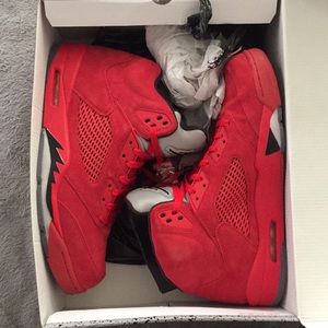 Air Jordan retro 5 university red/black